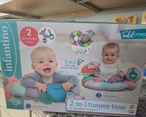 Infantino 2-in-1 Tummy Time & Seated Support Prop-A-Pillar